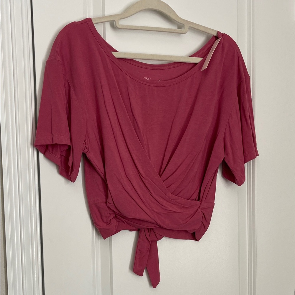 Victoria's Secret Rose Wrap Crop Top